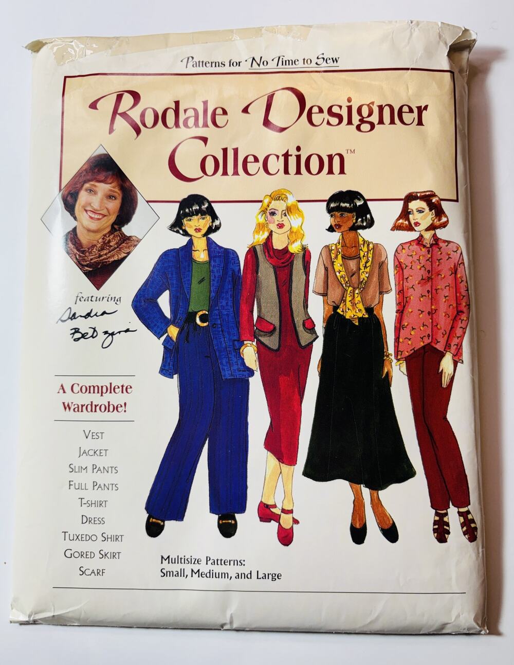 Rondale Designer Collection Sandra Betzina Wardrobe Pattern Size S–L - vn